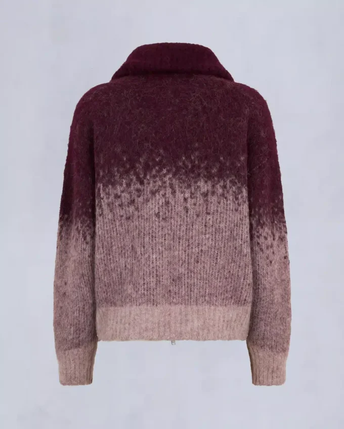 Palmer-Pullover mit durchgehendem Reißverschluss Palmer-Pullover mit durchgehendem Reißverschluss