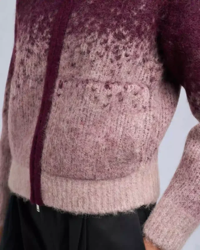 Palmer-Pullover mit durchgehendem Reißverschluss Palmer-Pullover mit durchgehendem Reißverschluss