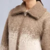 Palmer-Pullover mit durchgehendem Reißverschluss Palmer-Pullover mit durchgehendem Reißverschluss