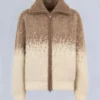 Palmer-Pullover mit durchgehendem Reißverschluss Palmer-Pullover mit durchgehendem Reißverschluss