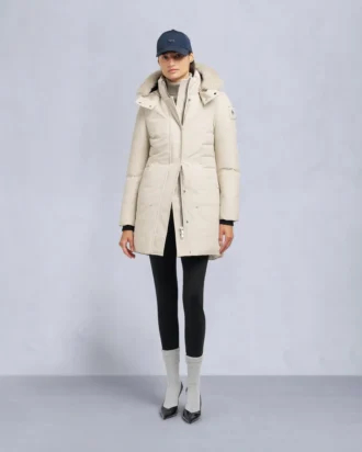 Parka mit Lammfellbesatz