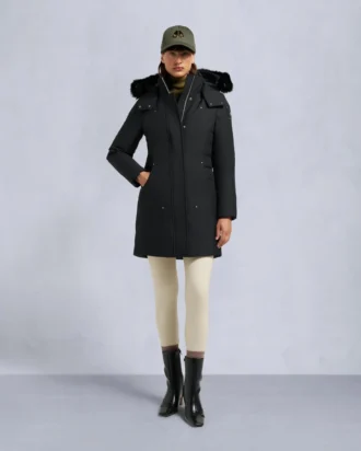 Parka mit Lammfellbesatz