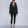Roselawn Shearling Trim Jacke Roselawn Shearling Trim Jacke