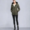 Roselawn Shearling Trim Jacke Roselawn Shearling Trim Jacke