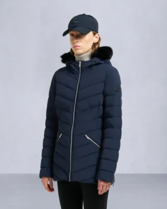 Roselawn Shearling Trim Jacke
