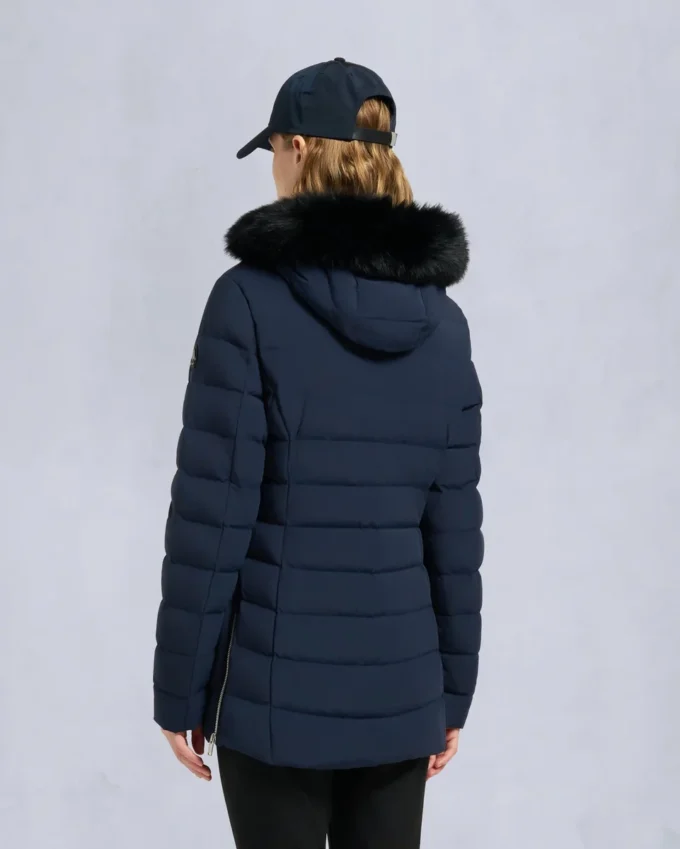 Roselawn Shearling Trim Jacke Roselawn Shearling Trim Jacke