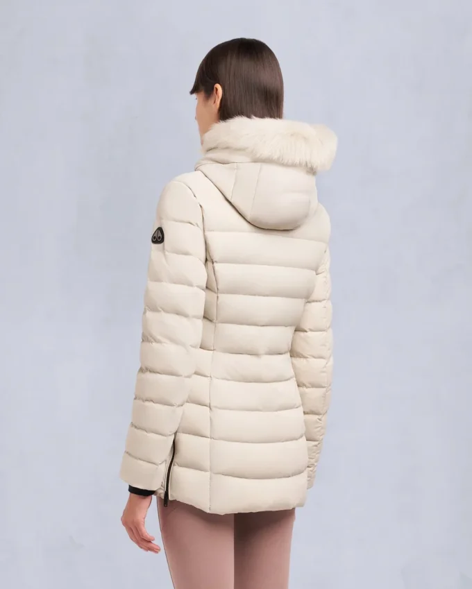 Roselawn Shearling Trim Jacke Roselawn Shearling Trim Jacke