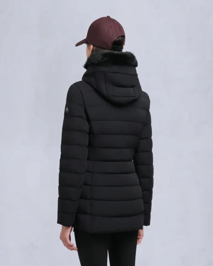 Roselawn Shearling Trim Jacke Roselawn Shearling Trim Jacke