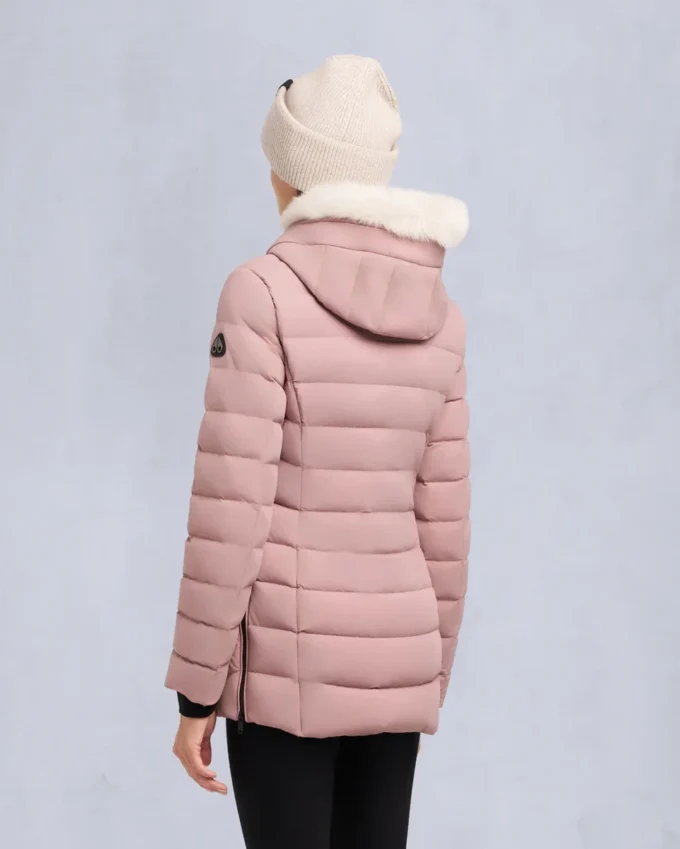 Roselawn Shearling Trim Jacke Roselawn Shearling Trim Jacke