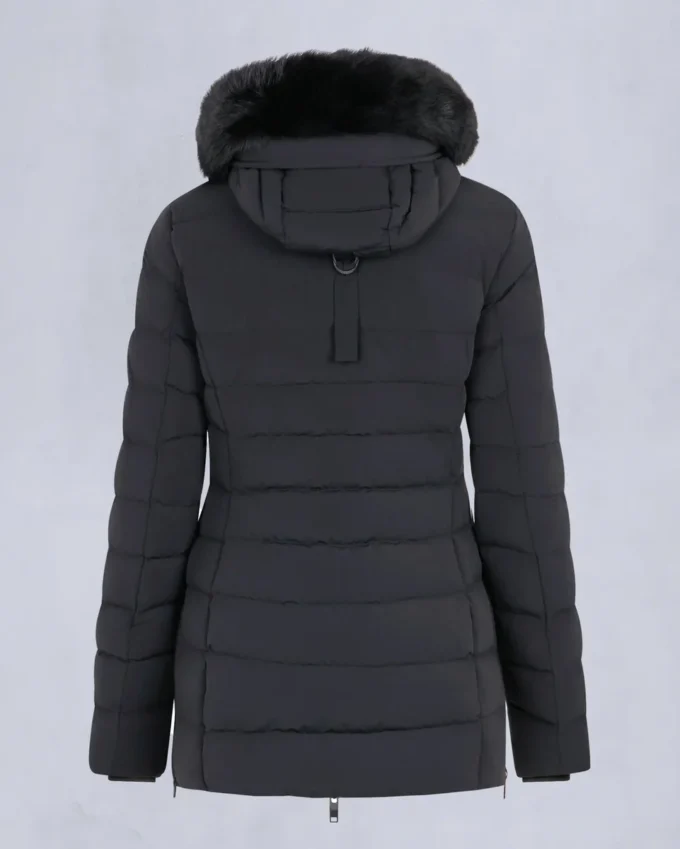 Roselawn Shearling Trim Jacke Roselawn Shearling Trim Jacke