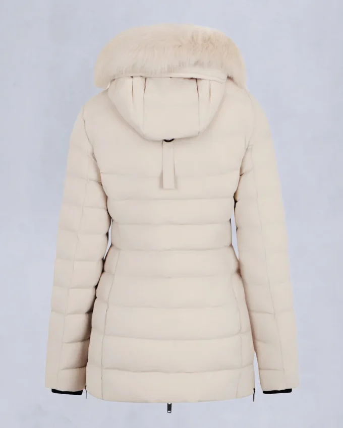 Roselawn Shearling Trim Jacke Roselawn Shearling Trim Jacke