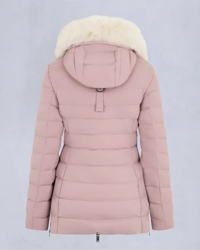 Roselawn Shearling Trim Jacke Roselawn Shearling Trim Jacke