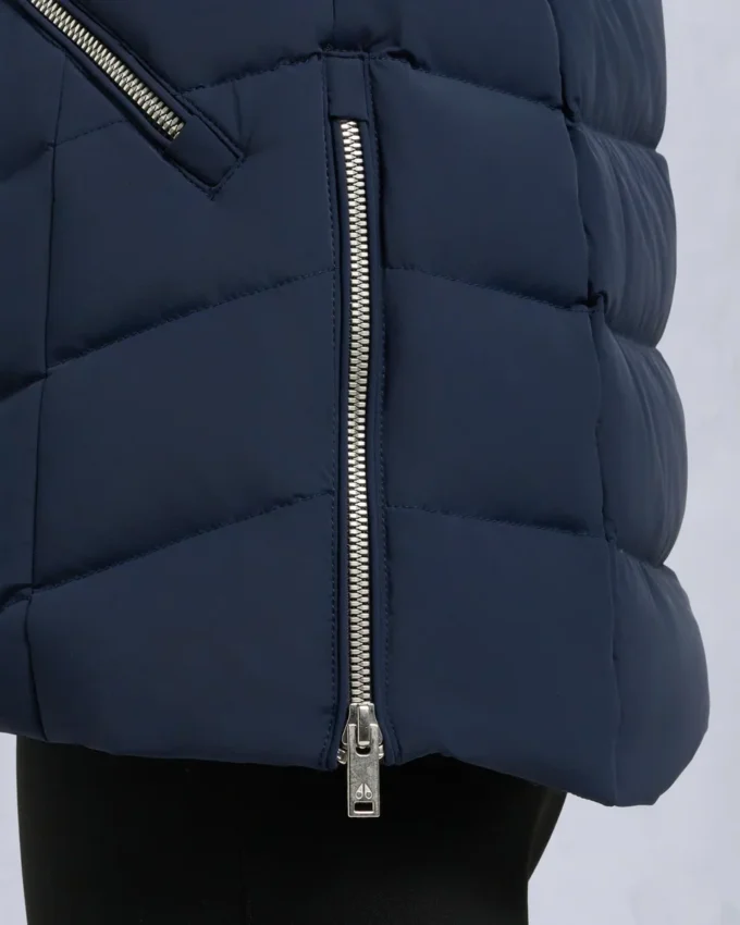 Roselawn Shearling Trim Jacke Roselawn Shearling Trim Jacke