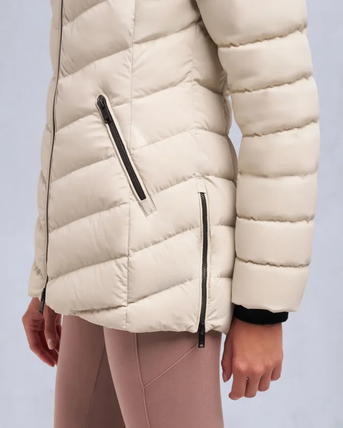 Roselawn Shearling Trim Jacke Roselawn Shearling Trim Jacke