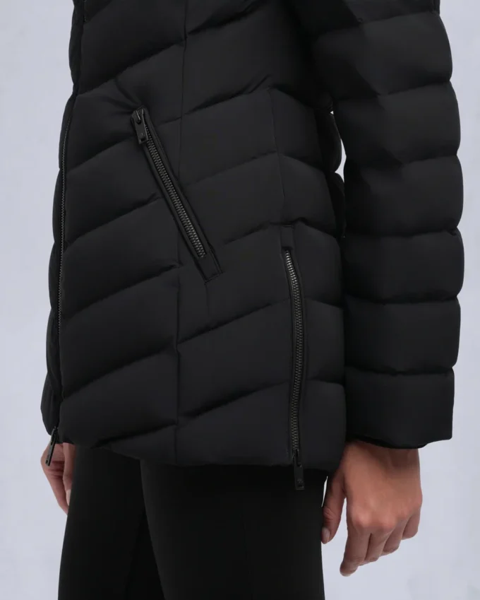 Roselawn Shearling Trim Jacke Roselawn Shearling Trim Jacke