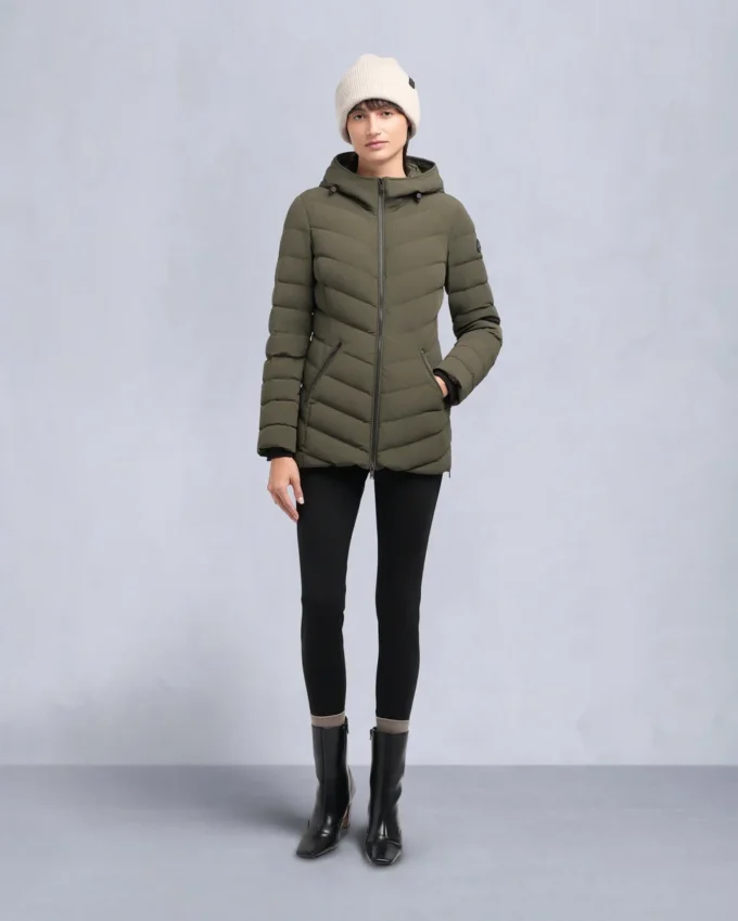 Roselawn Shearling Trim Jacke Roselawn Shearling Trim Jacke