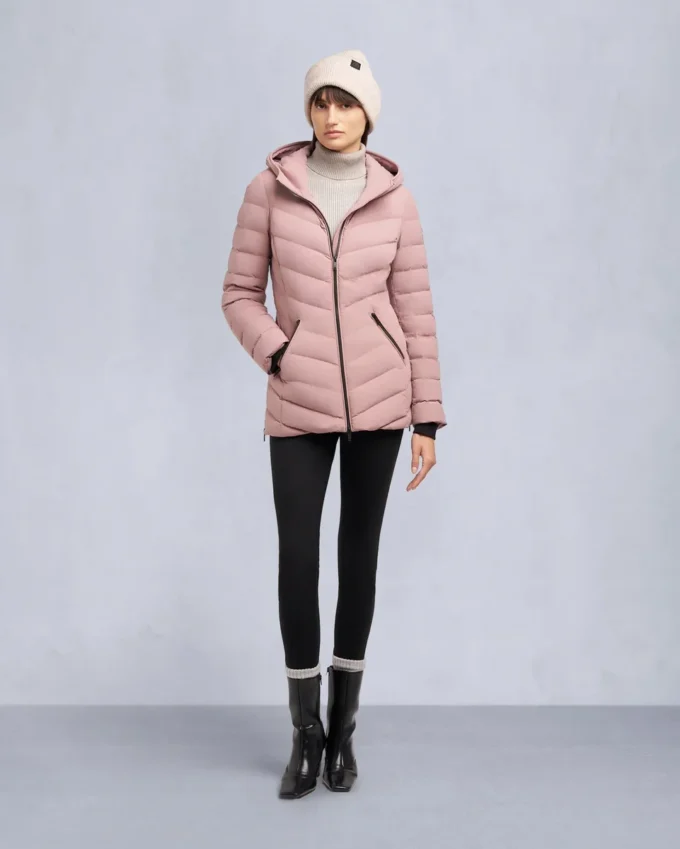Roselawn Shearling Trim Jacke Roselawn Shearling Trim Jacke