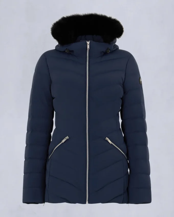 Roselawn Shearling Trim Jacke Roselawn Shearling Trim Jacke