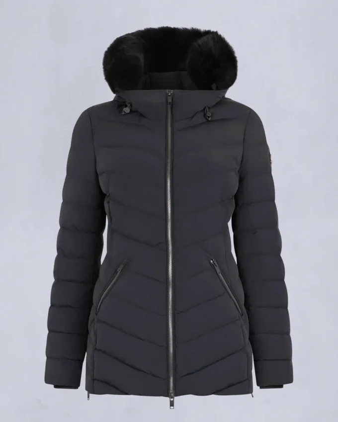 Roselawn Shearling Trim Jacke Roselawn Shearling Trim Jacke